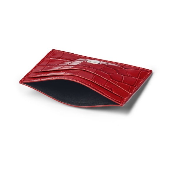 🆕B-low The Belt Red Vegan Croc Card Case - Picture 5 of 9